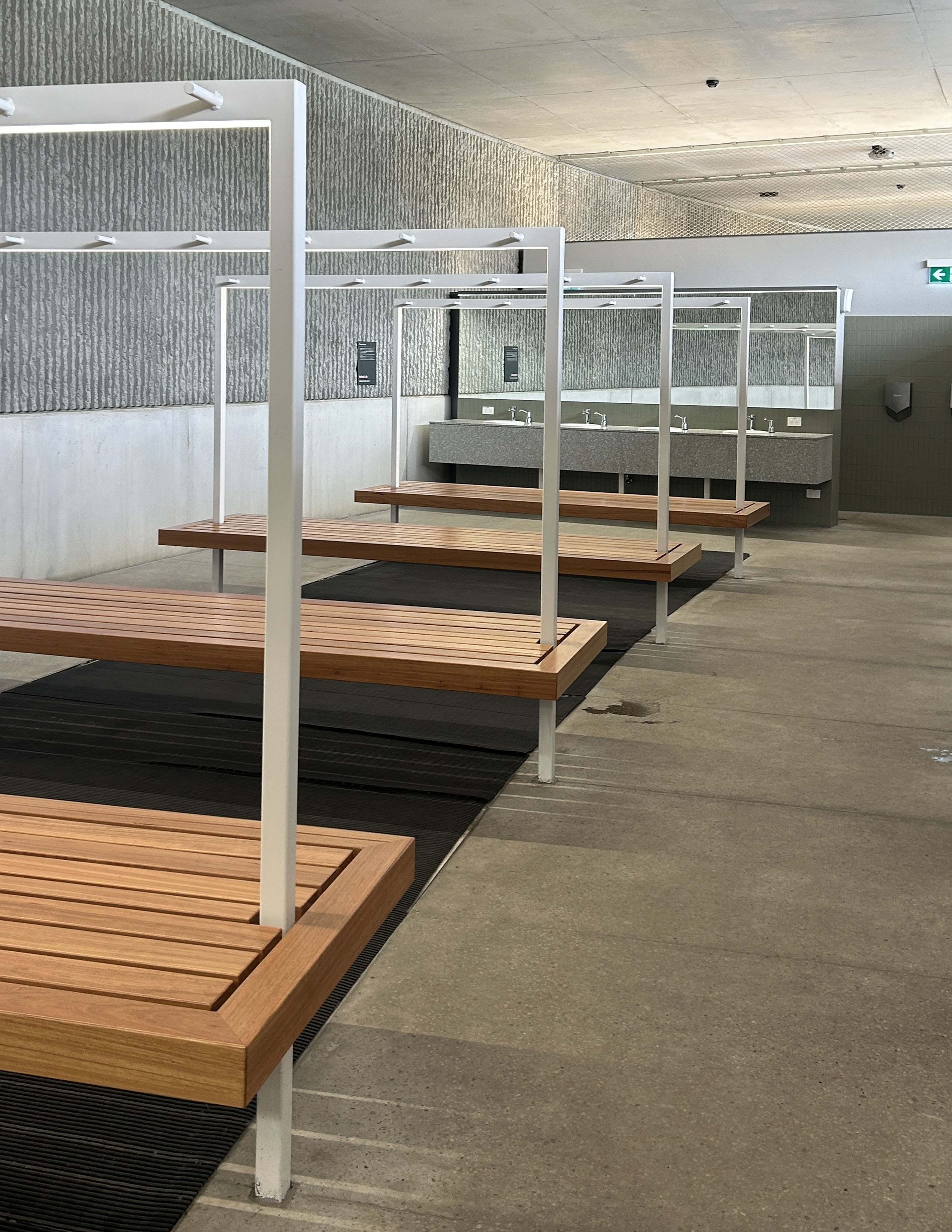 Parramatta Aquatic centre change rooms