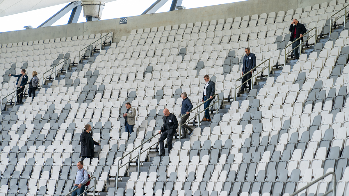 Seating at Commbank Stadium