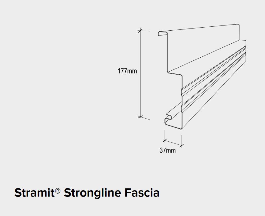 Stramit Strongline® Fascia dimensions