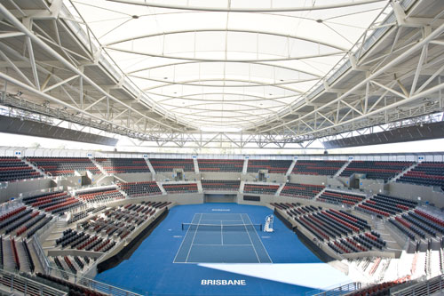 Hi-tech roofing system tops off world class tennis centre  - Stramit Building Products Media Release