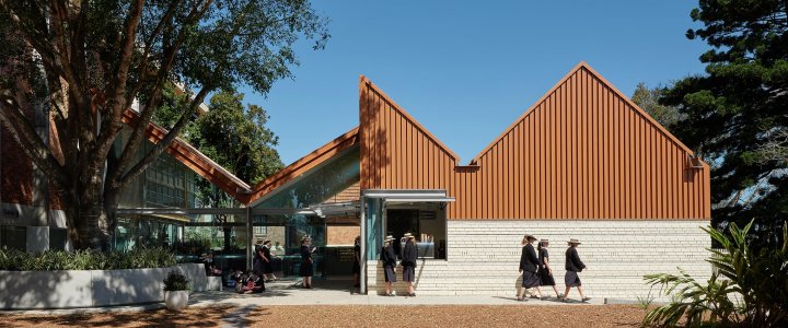 St Margaret's Canopy Cafe, Blight Rayner Architecture featuring COLORBOND steel