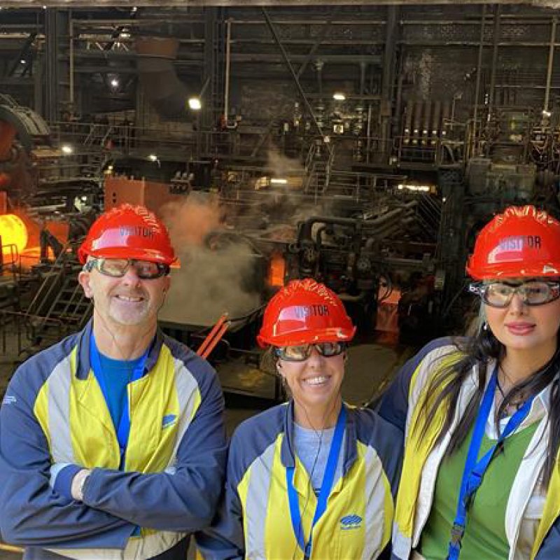 Understanding how steel is made at BlueScope's Port Kembla Steelworks.