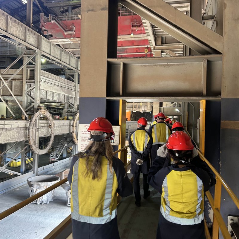 Understanding how steel is made at BlueScope's Port Kembla Steelworks.