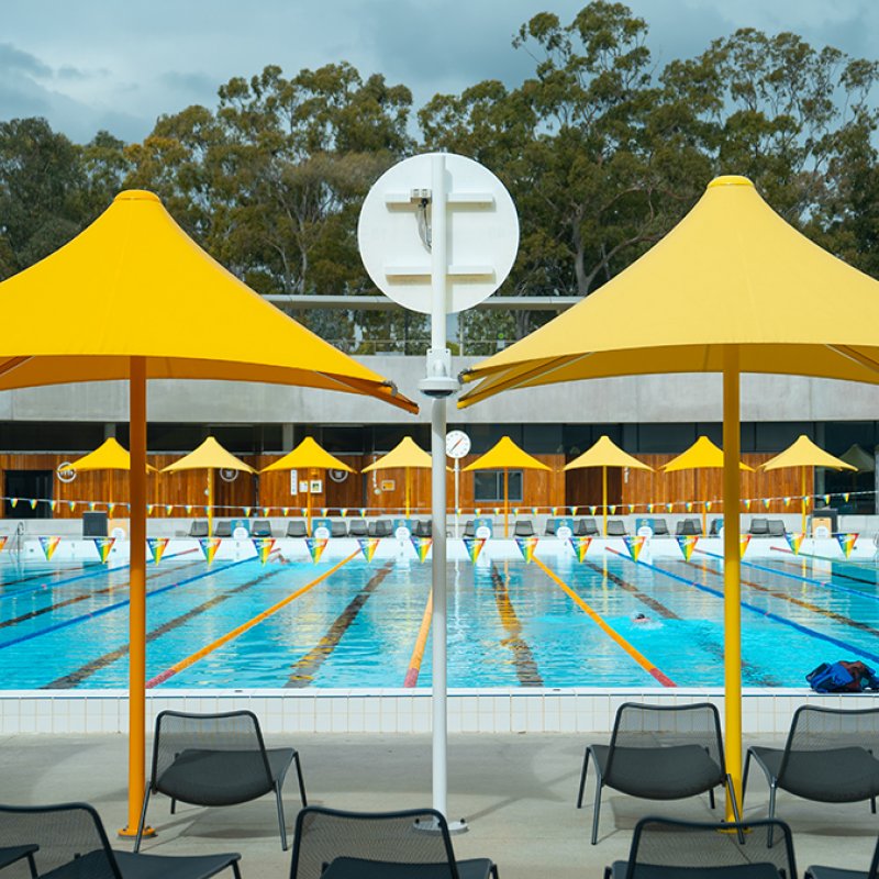 Parramatta Aquatic centre outside pool