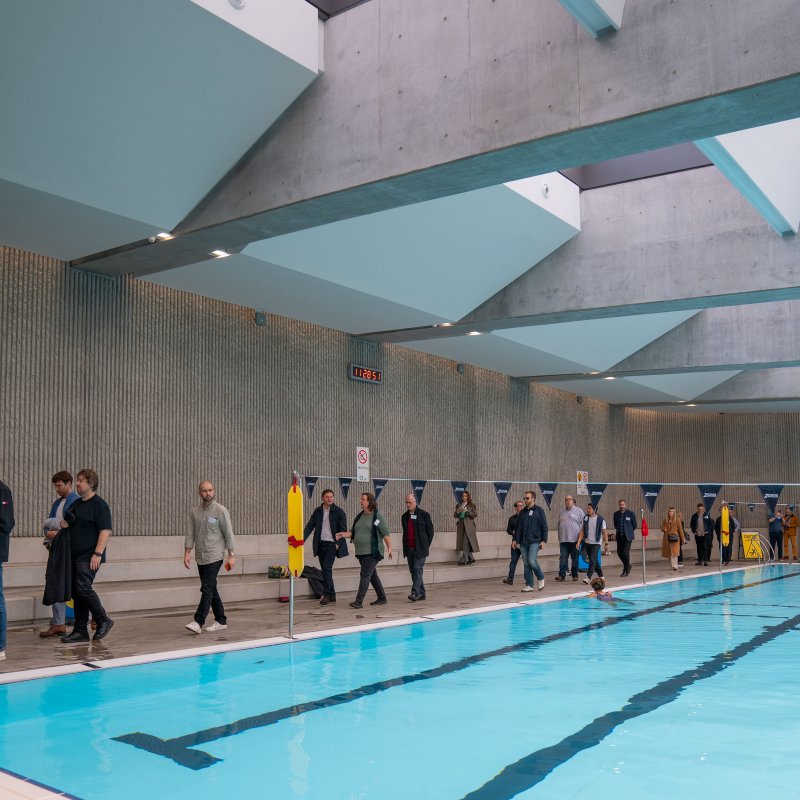 Parramatta Aquatic centre inside pool