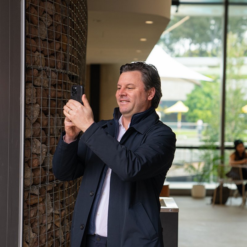 At the Parramatta Aquatic Centre, guest host Andrew Burges shared the innovative design approach that brings a sense of serenity to this remarkable project.