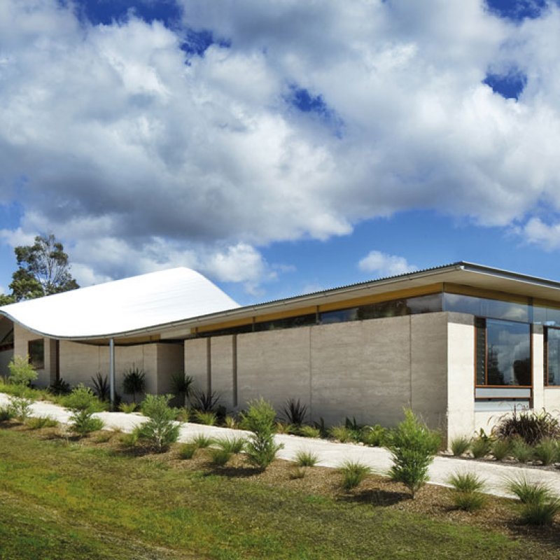 The Client’s request was for the home to have ‘and interesting roof.